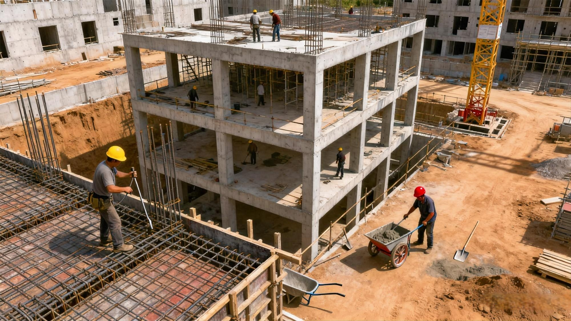 智慧工地场景配图